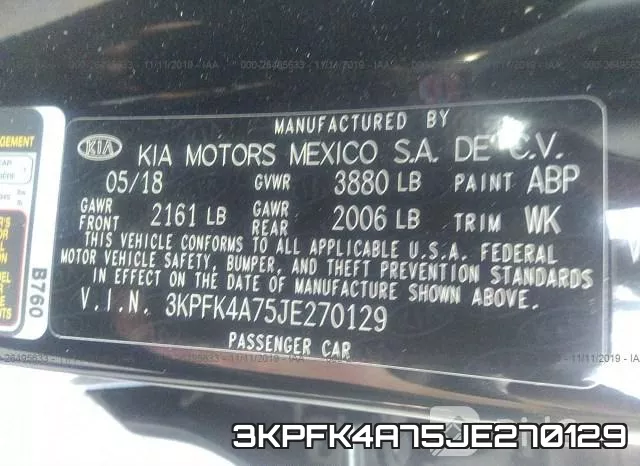 3KPFK4A75JE270129 фото 9