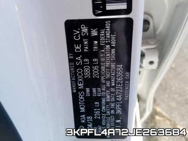 3KPFL4A72JE263684 фото 2