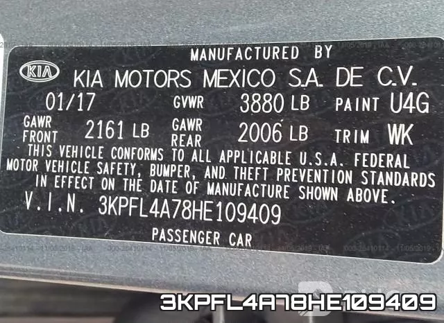 3KPFL4A78HE109409 фото 9