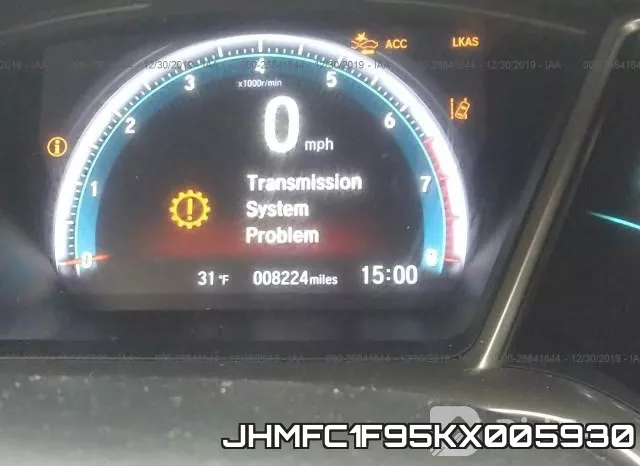 JHMFC1F95KX005930 фото 7