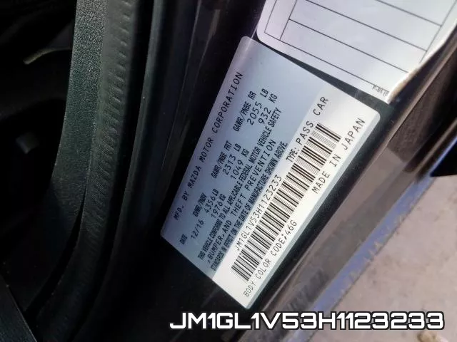 JM1GL1V53H1123233 фото 2
