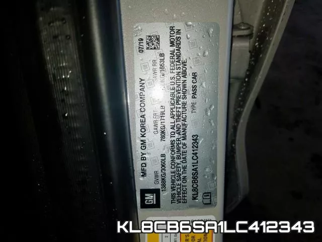 KL8CB6SA1LC412343 фото 2
