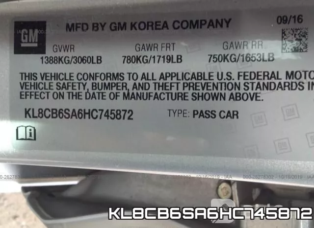 KL8CB6SA6HC745872 фото 9