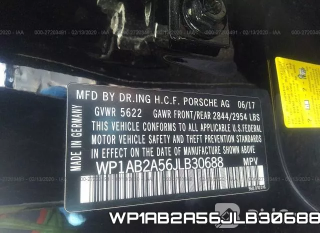 WP1AB2A56JLB30688 фото 6