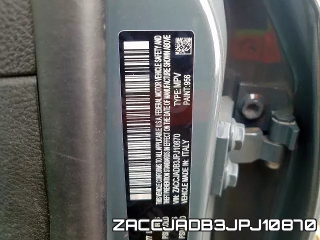 ZACCJADB3JPJ10870 фото 2