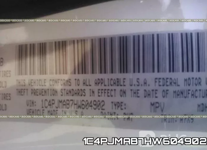 1C4PJMAB7HW604902 фото 10