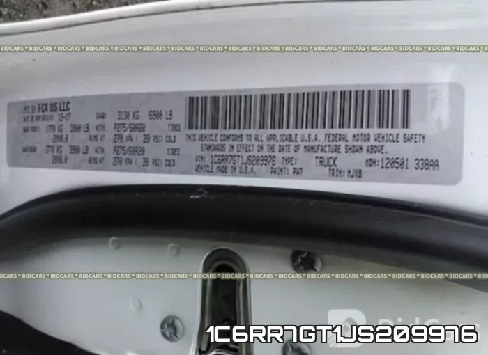 1C6RR7GT1JS209976 фото 10