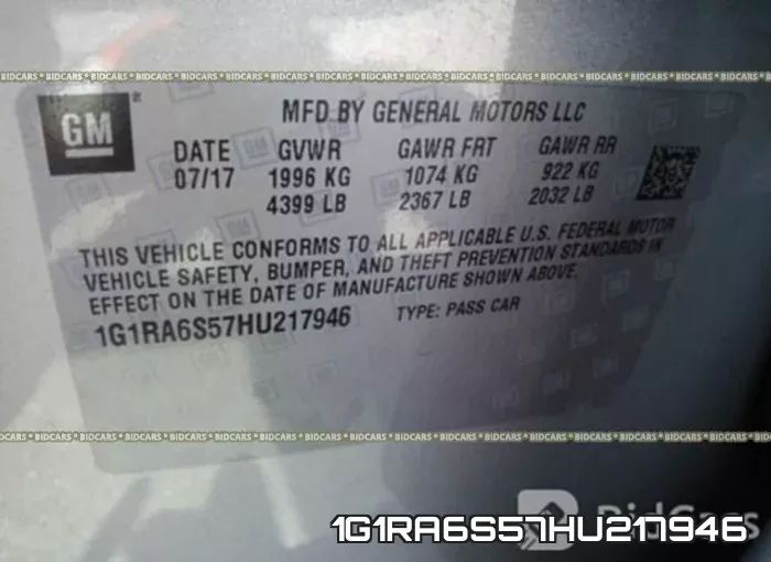 1G1RA6S57HU217946 фото 10
