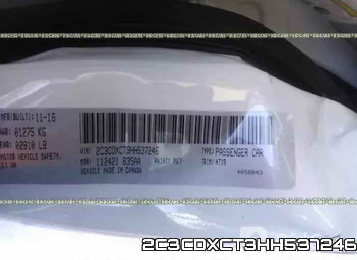 2C3CDXCT3HH537246 фото 10
