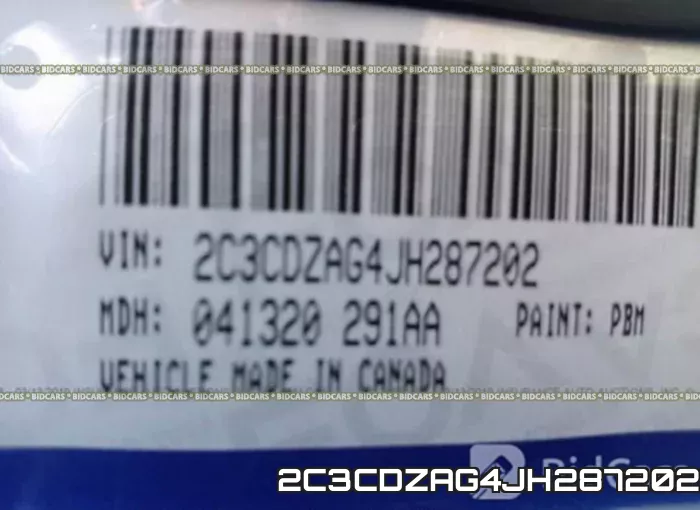 2C3CDZAG4JH287202 фото 10