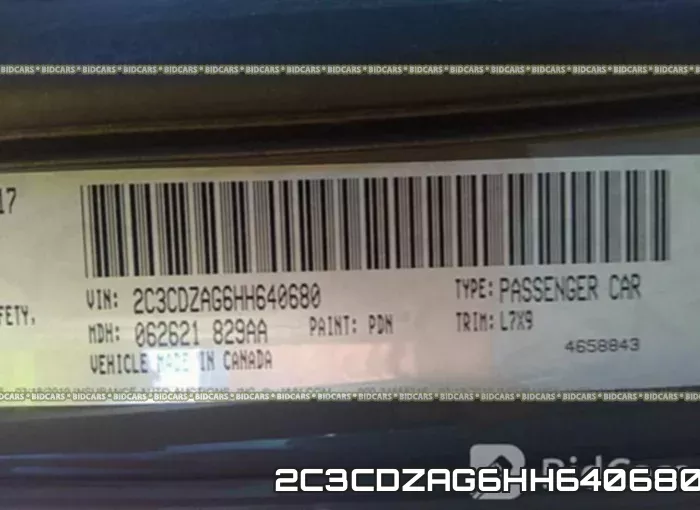 2C3CDZAG6HH640680 фото 10
