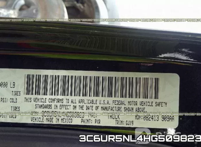 3C6UR5NL4HG509823 фото 10