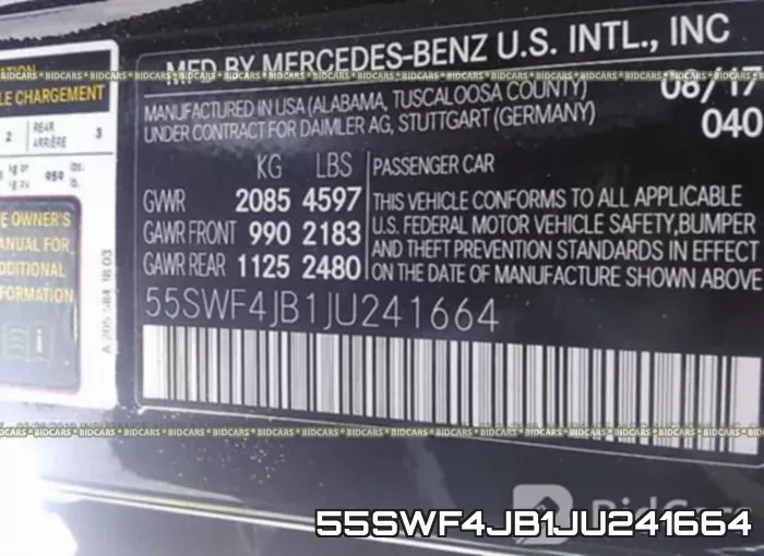 55SWF4JB1JU241664 фото 10