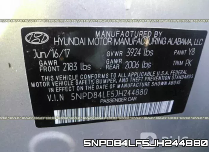 5NPD84LF5JH244880 фото 10