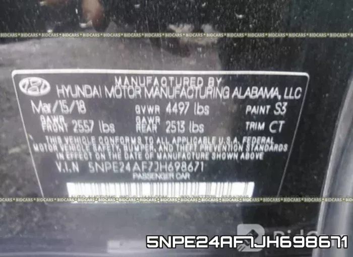 5NPE24AF7JH698671 фото 10