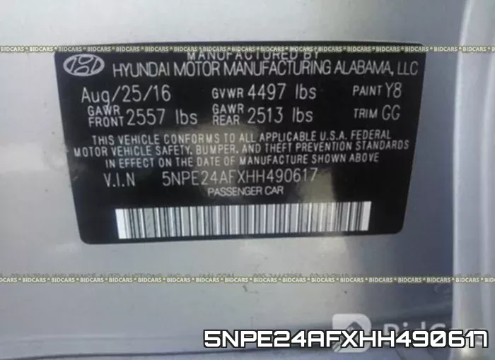 5NPE24AFXHH490617 фото 10