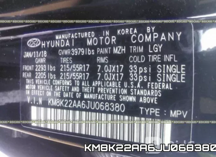 KM8K22AA6JU068380 фото 10