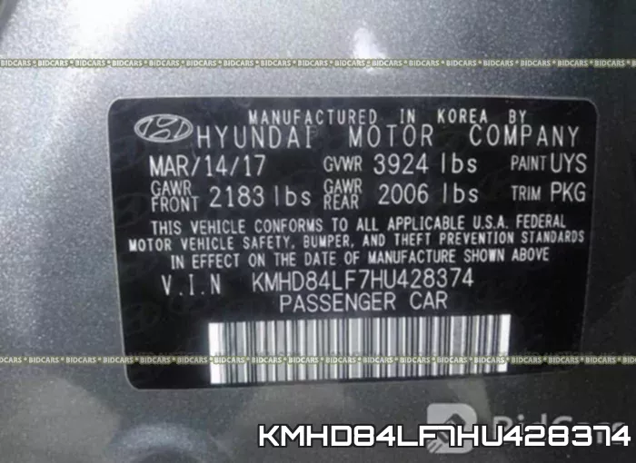 KMHD84LF7HU428374 фото 10