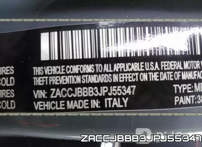 ZACCJBBB3JPJ55347 фото 10