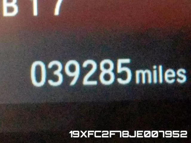 19XFC2F78JE007952 фото 6