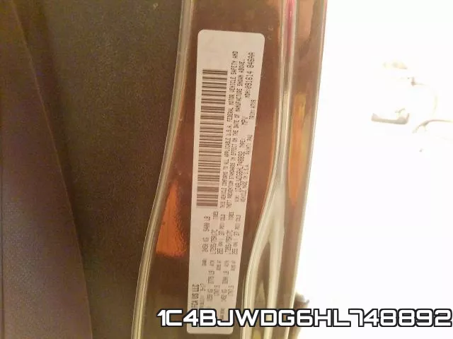 1C4BJWDG6HL748892 фото 2