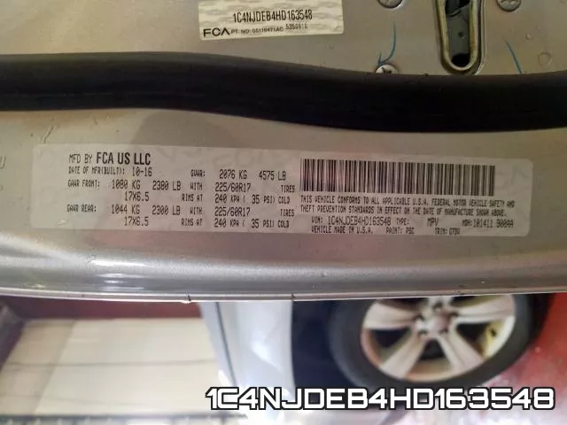 1C4NJDEB4HD163548 фото 2