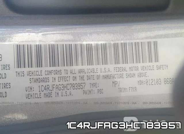 1C4RJFAG3HC783957 фото 8