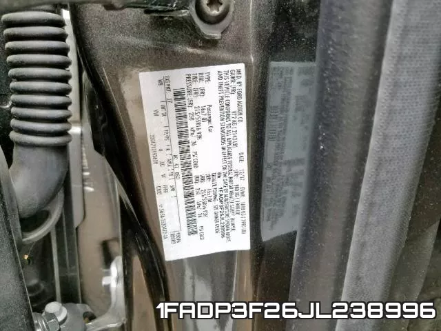 1FADP3F26JL238996 фото 2