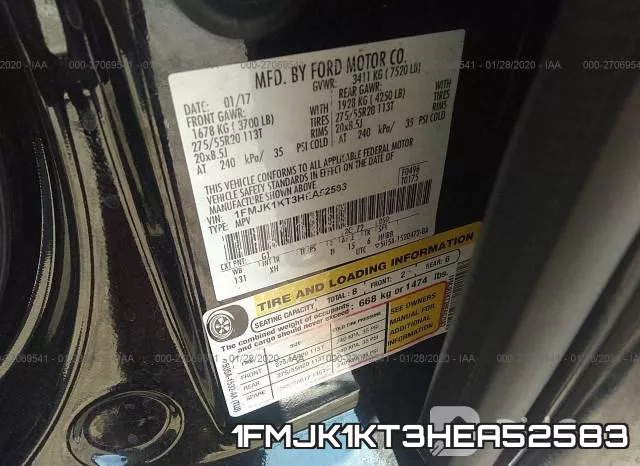 1FMJK1KT3HEA52583 фото 5