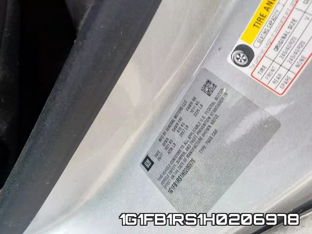 1G1FB1RS1H0206978 фото 2