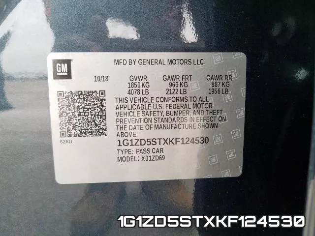 1G1ZD5STXKF124530 фото 2