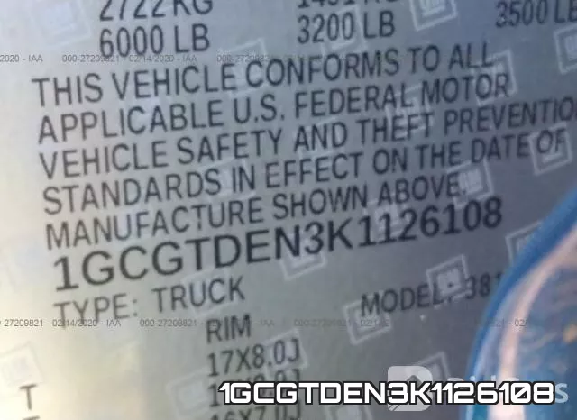 1GCGTDEN3K1126108 фото 9