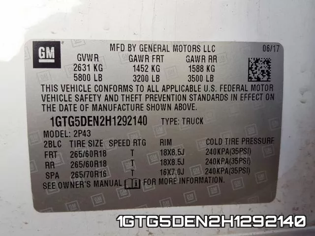 1GTG5DEN2H1292140 фото 2