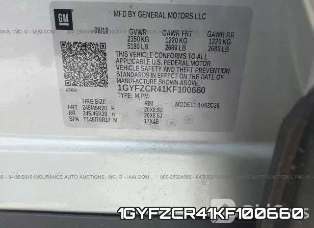 1GYFZCR41KF100660 фото 8