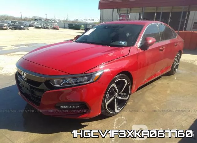 1HGCV1F3XKA067760 фото 2