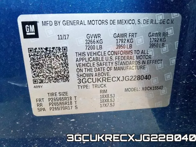 3GCUKRECXJG228040 фото 2