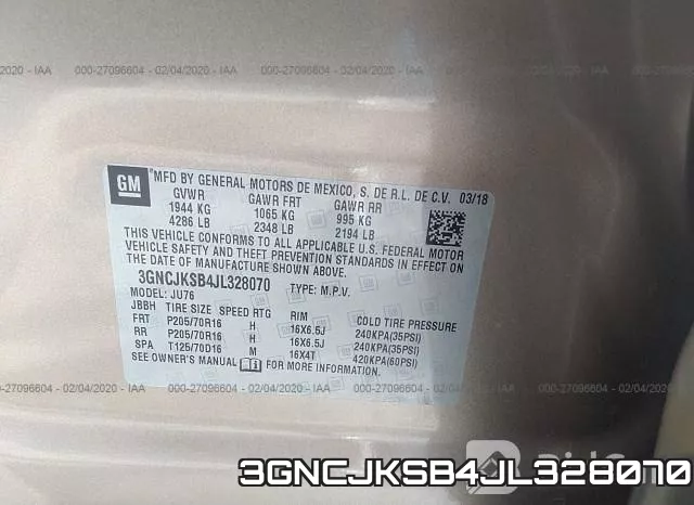 3GNCJKSB4JL328070 фото 10
