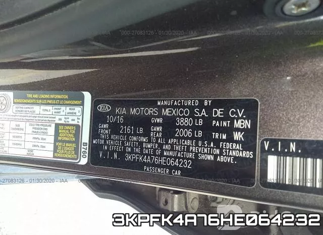 3KPFK4A76HE064232 фото 6