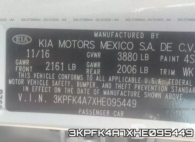 3KPFK4A7XHE095449 фото 9