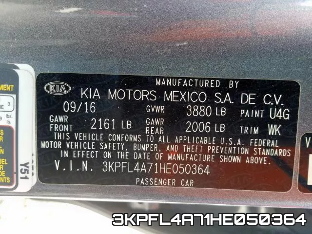 3KPFL4A71HE050364 фото 2