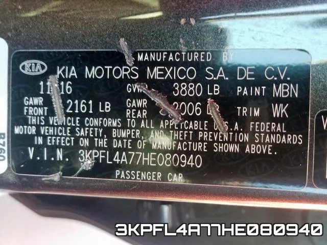 3KPFL4A77HE080940 фото 2