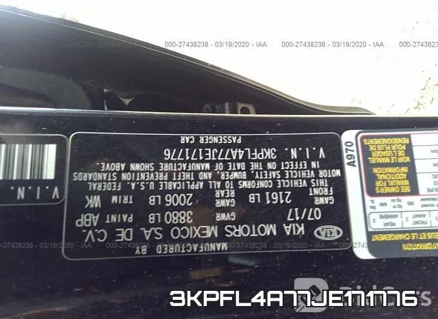 3KPFL4A77JE171776 фото 8
