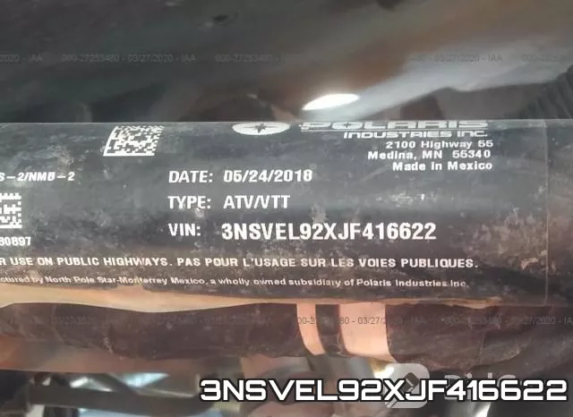3NSVEL92XJF416622 фото 2