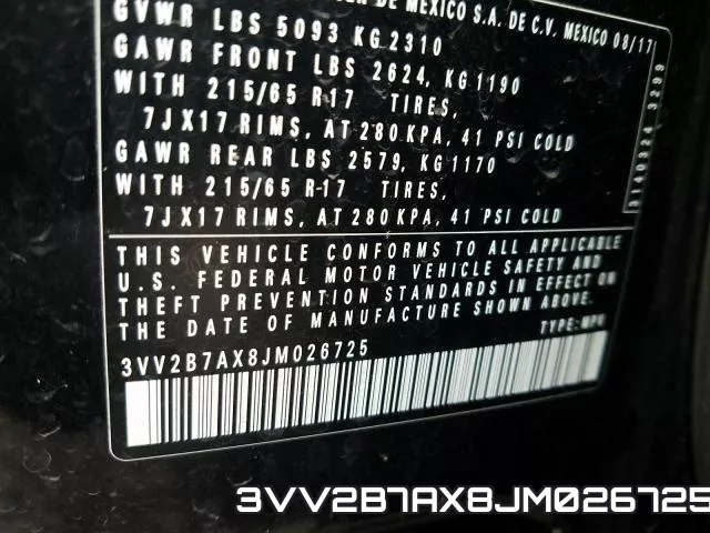 3VV2B7AX8JM026725 фото 2