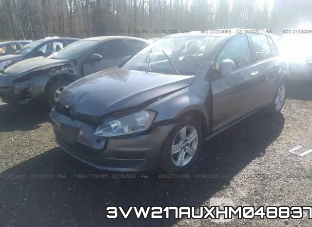 3VW217AUXHM048837 фото 2