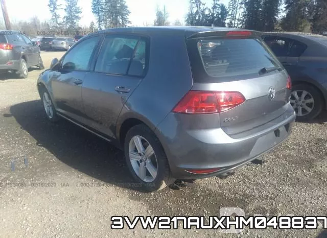 3VW217AUXHM048837 фото 3