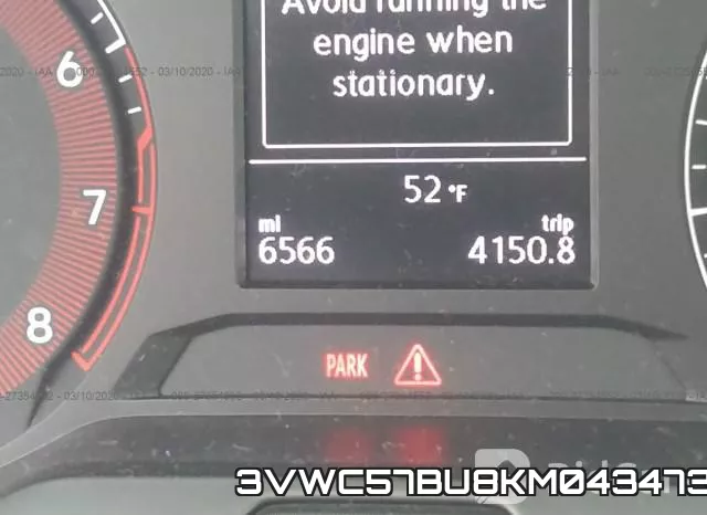 3VWC57BU8KM043473 фото 6