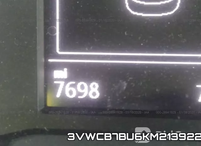 3VWCB7BU6KM213922 фото 4