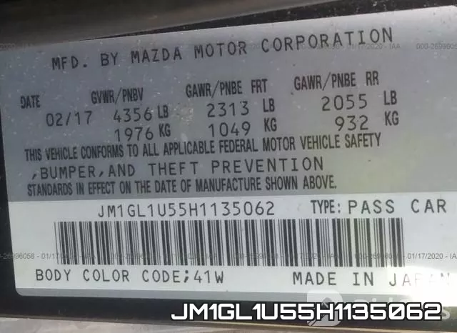 JM1GL1U55H1135062 фото 9
