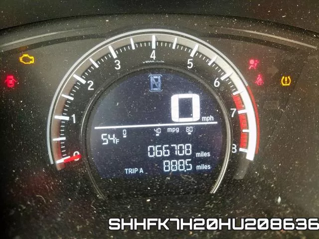 SHHFK7H20HU208636 фото 8